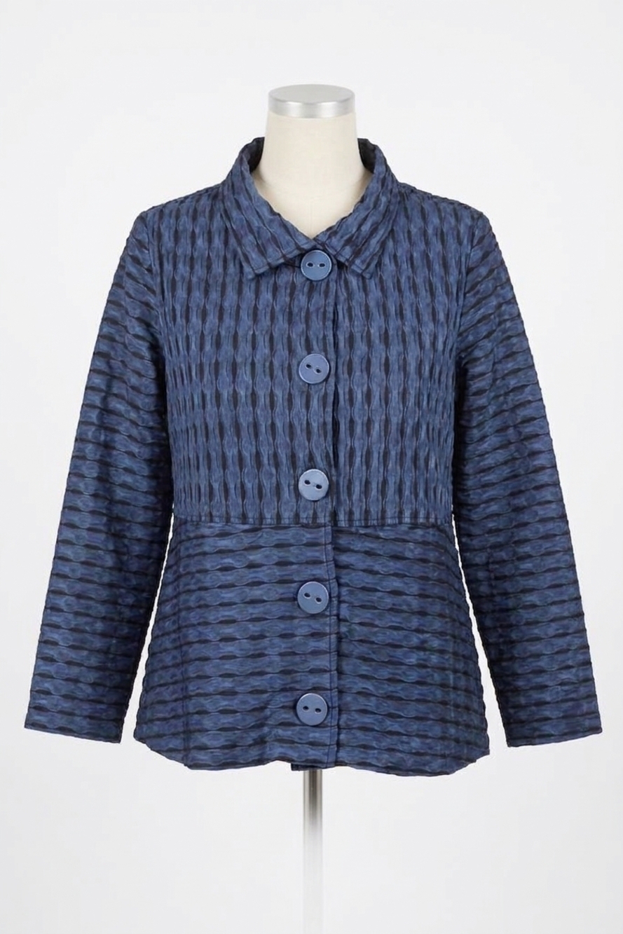 NEW HABITAT newport knit downtown jacket in oxford